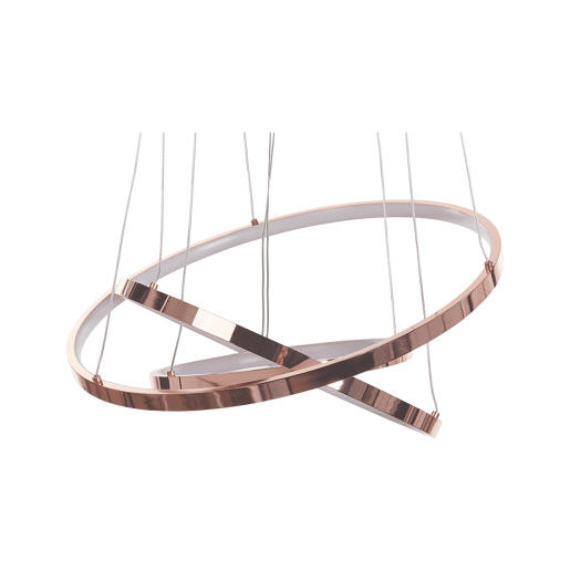 Candeeiro LED suspenso ATREK Metal Rosa-dourado