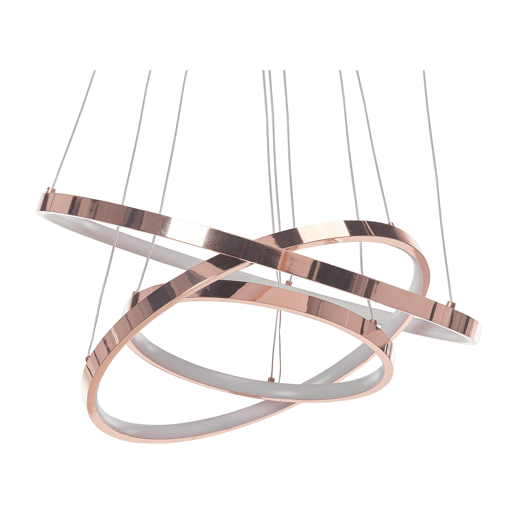Candeeiro LED suspenso ATREK Metal Rosa-dourado