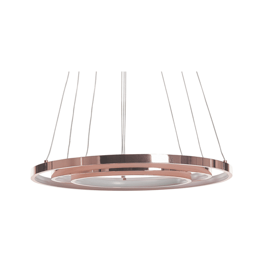 Candeeiro LED suspenso ATREK Metal Rosa-dourado