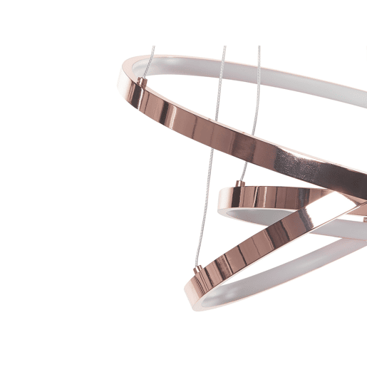 Candeeiro LED suspenso ATREK Metal Rosa-dourado