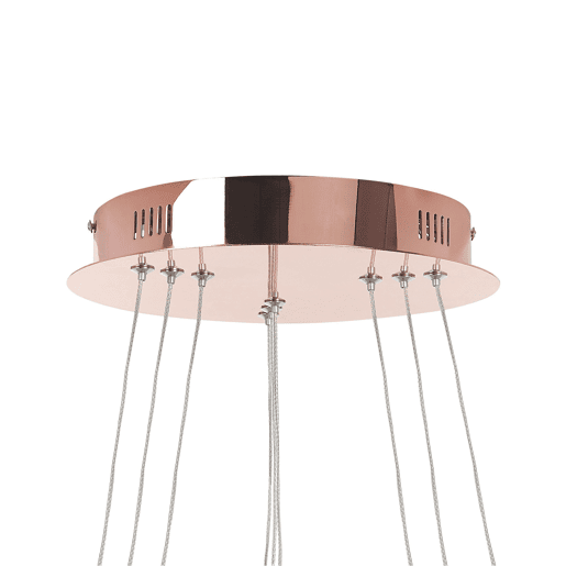 Candeeiro LED suspenso ATREK Metal Rosa-dourado