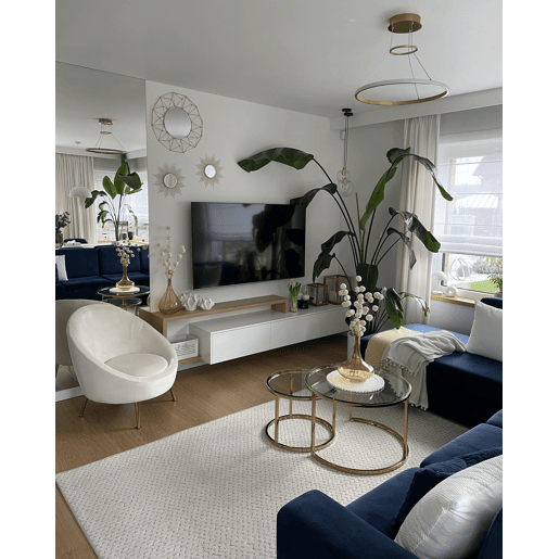 Candeeiro LED suspenso TANO Metal Dourado
