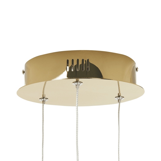 Candeeiro LED suspenso TANO Metal Dourado