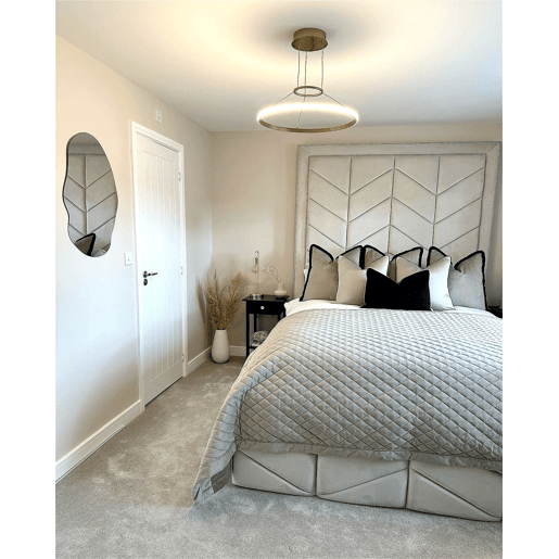 Candeeiro LED suspenso TANO Metal Dourado