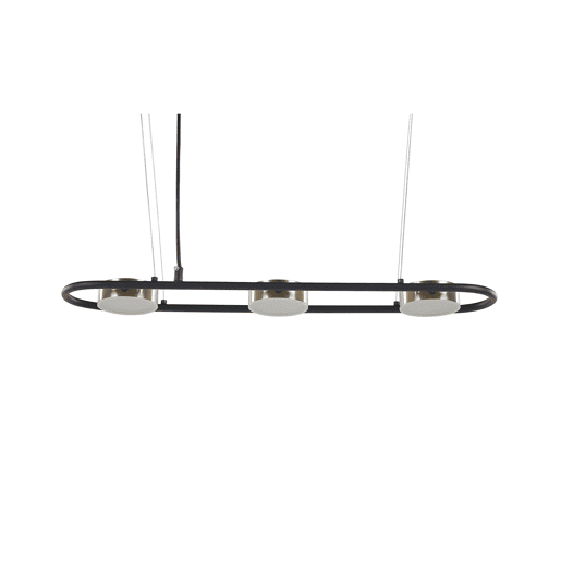 Candeeiro LED suspenso MALI Metal Preto