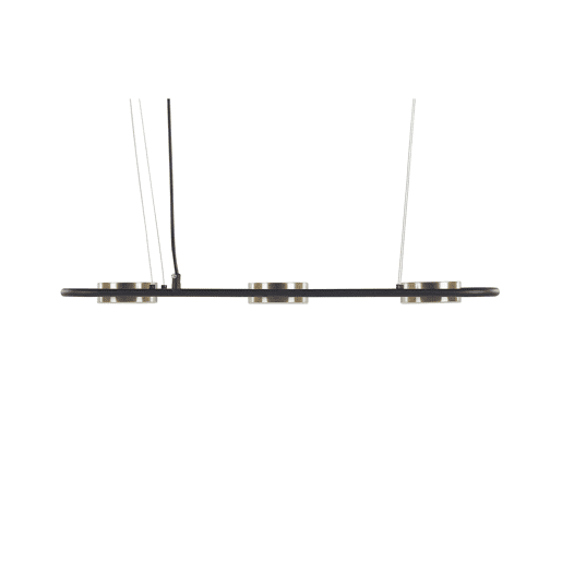 Candeeiro LED suspenso MALI Metal Preto