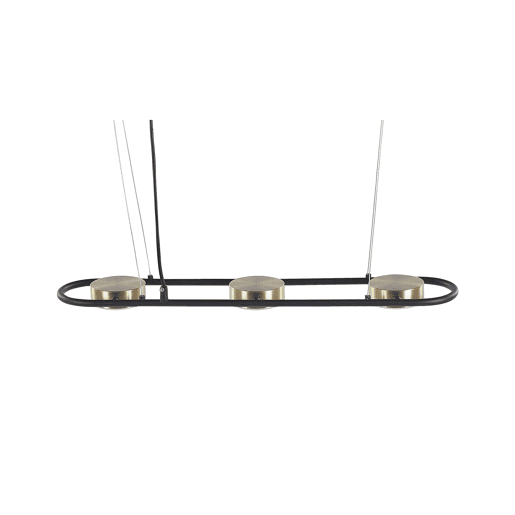 Candeeiro LED suspenso MALI Metal Preto