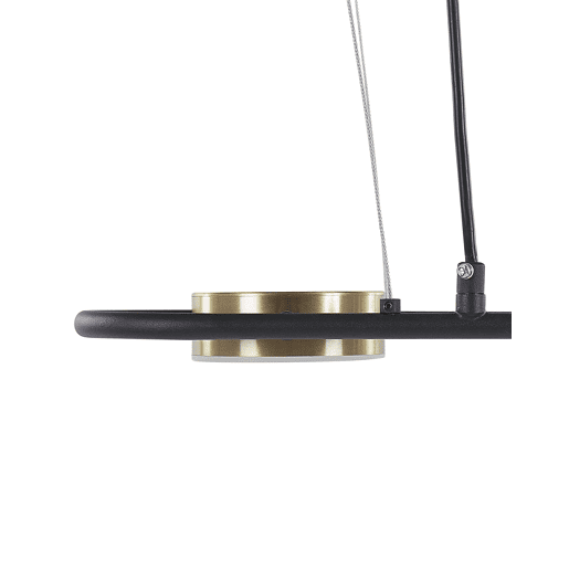 Candeeiro LED suspenso MALI Metal Preto