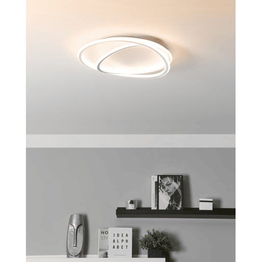 Beliani Iluminação de tecto LEYLAN Beliani Iluminação de tecto LEYLAN