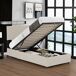 Cama tapizada Juva con somier abatible 212x98 Cama tapizada Juva con somier abatible 212x98 Beige