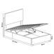 Cama tapizada Juva con somier abatible 212x98 Cama tapizada Juva con somier abatible 212x98 Beige