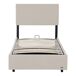 Cama tapizada Juva con somier abatible 212x98 Cama tapizada Juva con somier abatible 212x98 Beige