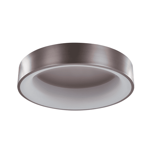 Candeeiro de teto LED DAWEI Metal Castanho claro