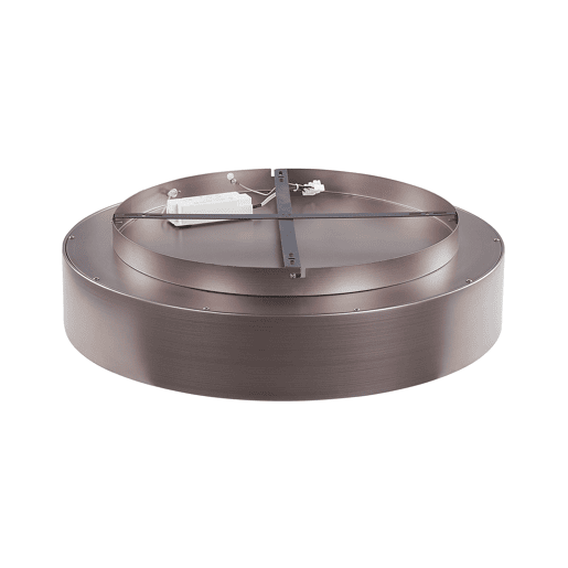 Candeeiro de teto LED DAWEI Metal Castanho claro