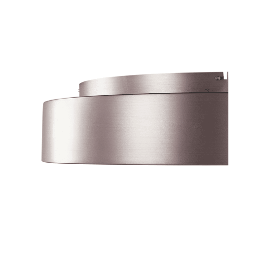Candeeiro de teto LED DAWEI Metal Castanho claro