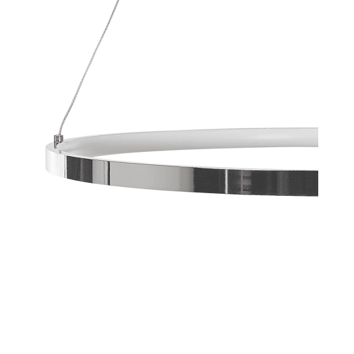 Candeeiro LED suspenso JORDAN Metal Prateado