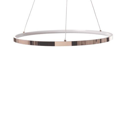 Candeeiro LED suspenso JORDAN Metal Rosa-dourado