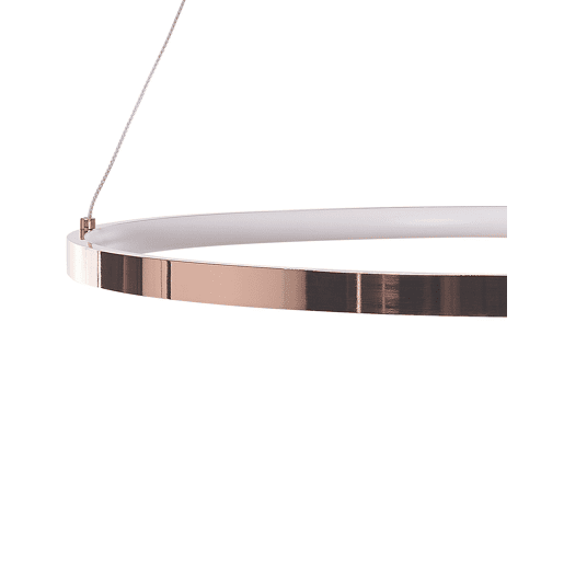 Candeeiro LED suspenso JORDAN Metal Rosa-dourado