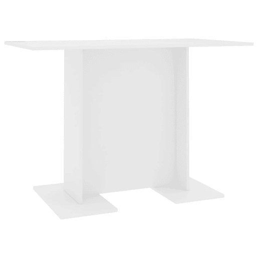 vidaXL Mesa de jantar 110x60x75 cm derivados de madeira branco vidaXL Mesa de jantar 110x60x75 cm derivados de madeira branco