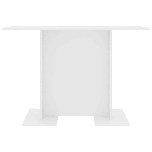 vidaXL Mesa de jantar 110x60x75 cm derivados de madeira branco vidaXL Mesa de jantar 110x60x75 cm derivados de madeira branco
