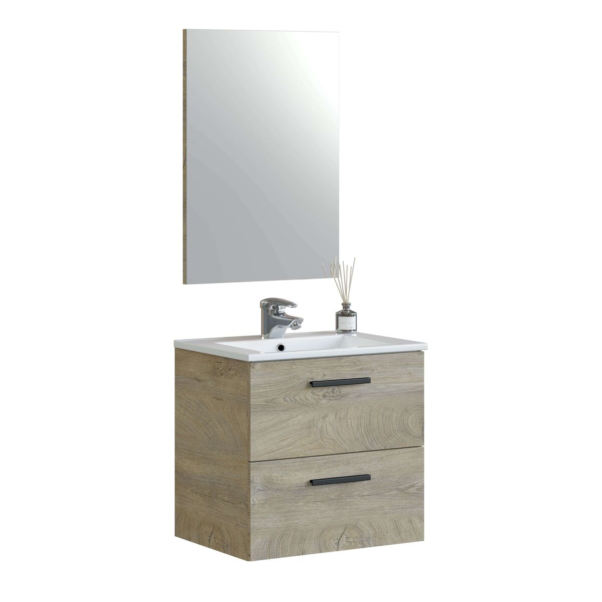 Pack muebles baño aruba melamina aruba - roble alaska