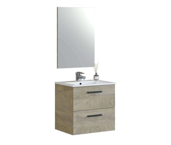 Pack muebles baño aruba melamina aruba - roble alaska