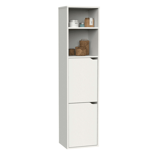 Pacote de móveis de banheiro Thames Modern em carvalho dourado e branco (com pia de cerâmica)