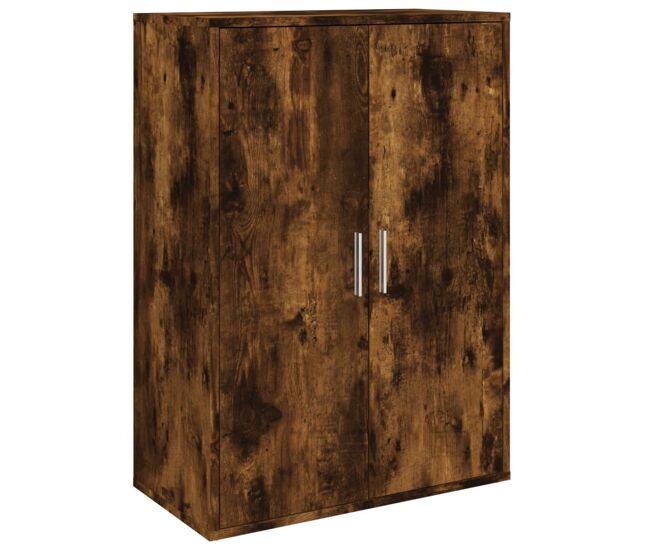 Vidaxl aparador de madera de ingeniería roble ahumado 60x31x84 cm