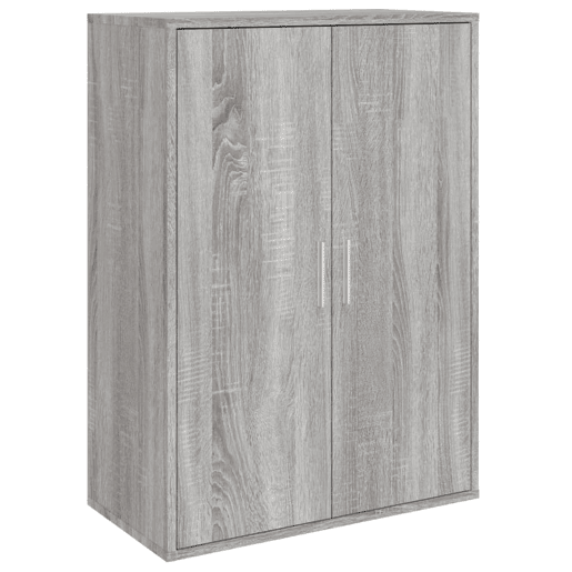vidaXL Aparador 60x31x84 cm derivados de madeira cinzento sonoma