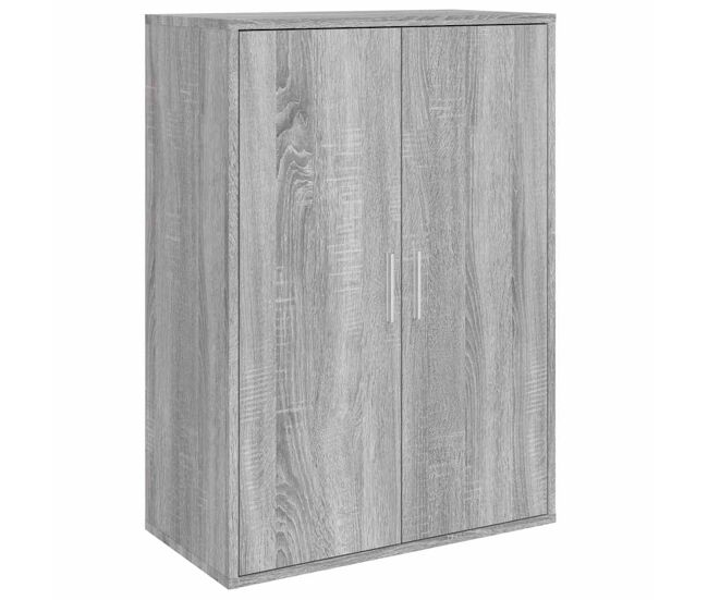 Vidaxl aparador de madera de ingeniería gris sonoma 60x31x84 cm