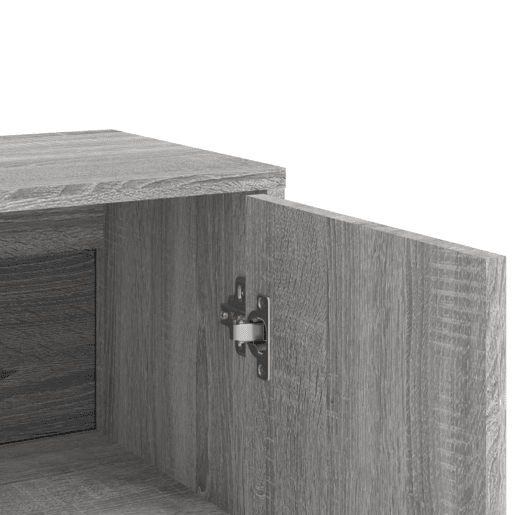 vidaXL Aparador 60x31x84 cm derivados de madeira cinzento sonoma