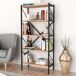 Estantería Librería Rus 5 Estantes Estantería Librería Rus 5 Estantes Negro/ Madera