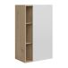 Aparador Donna 1 Puerta 4 Estantes Estilo Nórdico Aparador Donna 1 Puerta 4 Estantes Estilo Nórdico Blanco/ Madera