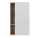 Aparador Donna 1 Puerta 4 Estantes Estilo Nórdico Aparador Donna 1 Puerta 4 Estantes Estilo Nórdico Blanco/ Madera