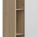 Aparador Donna 1 Puerta 4 Estantes Estilo Nórdico Aparador Donna 1 Puerta 4 Estantes Estilo Nórdico Blanco/ Madera