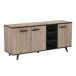 Aparador Comedor Wayne Aparador Comedor Wayne Negro/ Madera