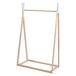 Burro de Ropa Tipi Infantil Organizador Melamina Burro de Ropa Tipi Infantil Organizador Melamina Blanco/ Madera