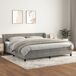 Cama box spring 200x200 Cama box spring 200x200 Azul