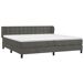 Cama box spring 200x200 Cama box spring 200x200 Gris