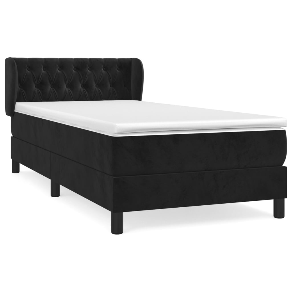 Cama box spring 90x200 Negro