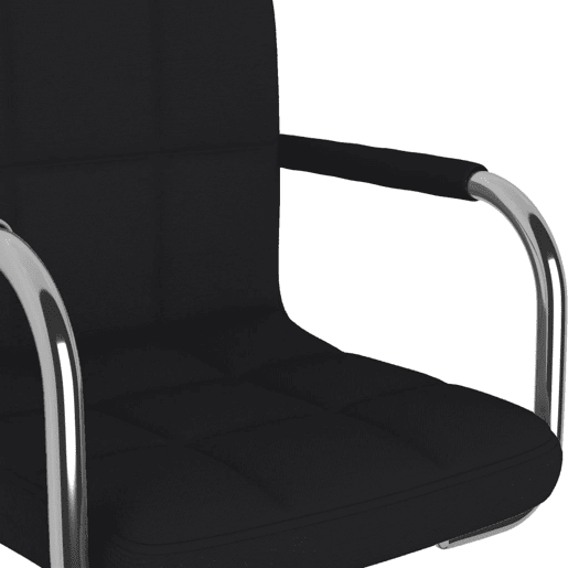 vidaXL Banco de bar tecido preto vidaXL Banco de bar tecido preto