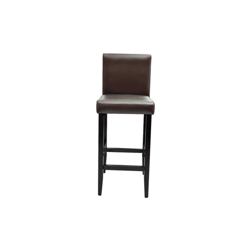 vidaXL Bancos de bar 6 pcs couro artificial castanho-escuro vidaXL Bancos de bar 6 pcs couro artificial castanho-escuro