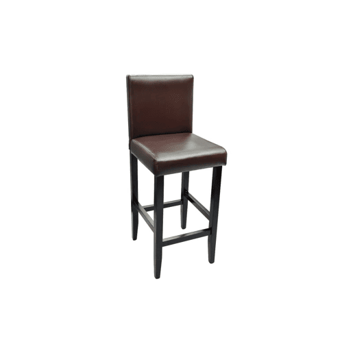 vidaXL Bancos de bar 6 pcs couro artificial castanho-escuro vidaXL Bancos de bar 6 pcs couro artificial castanho-escuro
