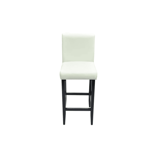 vidaXL Bancos de bar 4 pcs couro artificial branco