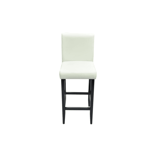 vidaXL Bancos de bar 6 pcs couro artificial branco