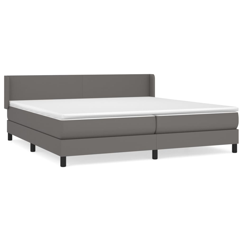 Cama box spring 200x200 Gris