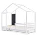 Cama cabaña infantil de madera de pino con 2 cajónes Cama cabaña infantil de madera de pino con 2 cajónes Blanco