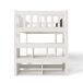 Cama alta infantil de madera maciza Cama alta infantil de madera maciza Blanco