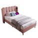 cama juvenil de terciopelo cama juvenil de terciopelo Rosa
