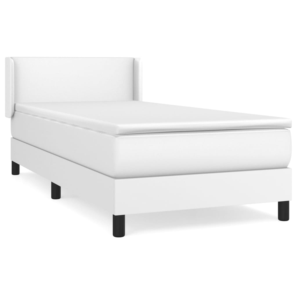 Cama box spring 90x190 Blanco